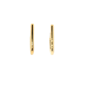 Aretes Hoop en Oro Amarillo