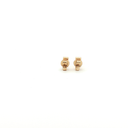 Aretes stud de Diamantes en Oro amarillo 14k