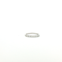 Anillo estilo churumbela de Diamantes en Oro blanco 14k