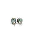 Aretes studs de Perla biwa