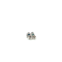 Aretes stud de Zafiro en Oro blanco 14k