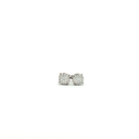 Aretes stud de Diamantes en Oro blanco 14k