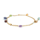 Pulsera Eveline de Gemas naturales en Oro amarillo 18k