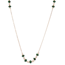 Collar de Esmeralda en Oro amarillo 14k