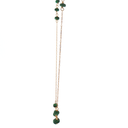 Collar de Esmeralda en Oro amarillo 14k