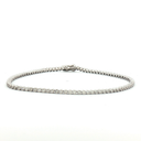 Pulsera tipo tennis de Diamantes en Oro blanco 14k