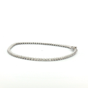 Pulsera tipo tennis de Diamantes en Oro blanco 14k