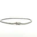 Pulsera tipo tennis de Diamantes en Oro blanco 14k