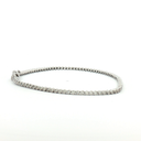 Pulsera tipo tennis de Diamantes en Oro blanco 14k