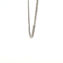 Collar tipo Gargantilla estilo tennis con Diamantes en Oro blanco 14k