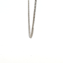 Collar tipo Gargantilla estilo tennis con Diamantes en Oro blanco 14k