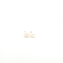 Aretes studs de Perla biwa