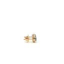 Aretes stud de Diamante y Zafiro