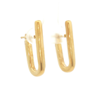 Aretes Hoop en Oro Amarillo