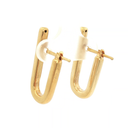 Aretes Hoop en Oro Amarillo