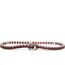 Pulsera Tennis de Diamantes y Rubí