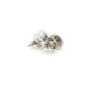 Aretes Stud Diamantes con Bisel en Oro Blanco