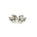 Aretes Stud de Diamantes en Oro Blanco