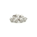 Aretes Stud de Diamantes en Oro Blanco