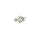Aretes Cluster Diamantes en Oro Blanco