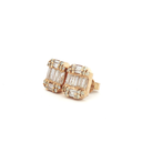 Aretes de Diamantes en Oro Amarillo