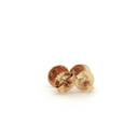 Aretes Stud Diamantes con Bisel en Oro Amarillo