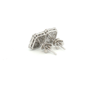 Aretes Stud Diamantes en Oro Blanco