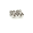 Aretes Stud Diamantes en Oro Blanco