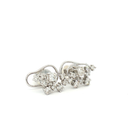 Aretes Stud Diamantes en Oro Blanco