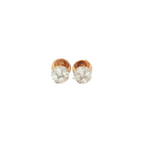 Aretes Cluster Diamantes en Oro Amarillo