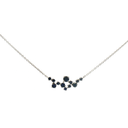 Collar Zafiros en Oro Blanco