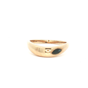 Anillo de Zafiro en Oro Amarillo