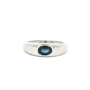 Anillo de Zafiro en Oro Blanco