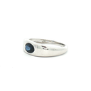 Anillo de Zafiro en Oro Blanco