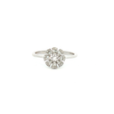 Anillo Diamantes en Oro Blanco
