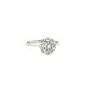 Anillo Diamantes en Oro Blanco