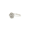 Anillo Diamantes en Oro Blanco