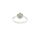 Anillo Diamantes en Oro Blanco