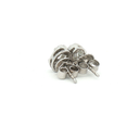 Aretes Cluster Diamantes en Oro Blanco