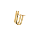 Aretes Hoop en Oro Amarillo