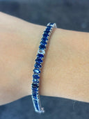 EX301 - Pulsera de Zafiros con Diamantes