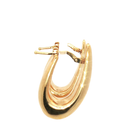 Aretes Hoop en Oro Amarillo