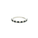 Anillo de Diamantes con Zafiros