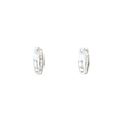 Aretes Arracada con Diamantes en Oro Blanco