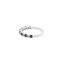 Anillo de Diamantes con Zafiros
