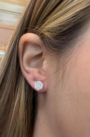 EX171 - Broqueles de Diamantes en Oro Blanco