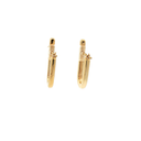 Aretes Hoop en Oro Amarillo