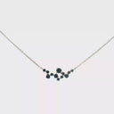 Collar Zafiros en Oro Blanco