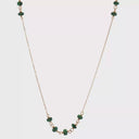 Collar de Esmeralda en Oro amarillo 14k