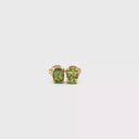Aretes studs de Peridoto